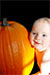 Baby with Pumpkin