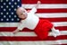 Infant with U.S. Flag