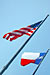 U.S. and Texas Flags